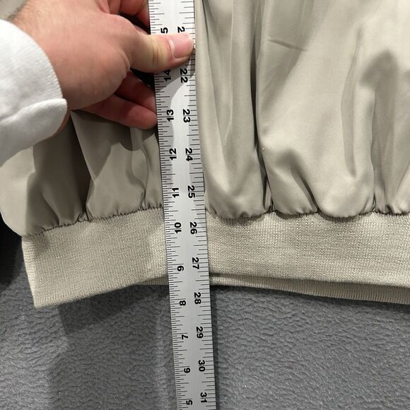 Vintage Coca Cola Windbreaker Mens XL Beige Embroidered Logo V Neck Pullover - Picture 9 of 9